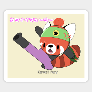 Kawaii Fury Sticker